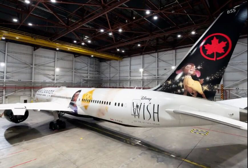 Air Canada reveals new Disney ‘Wish’ plane livery Skies Mag